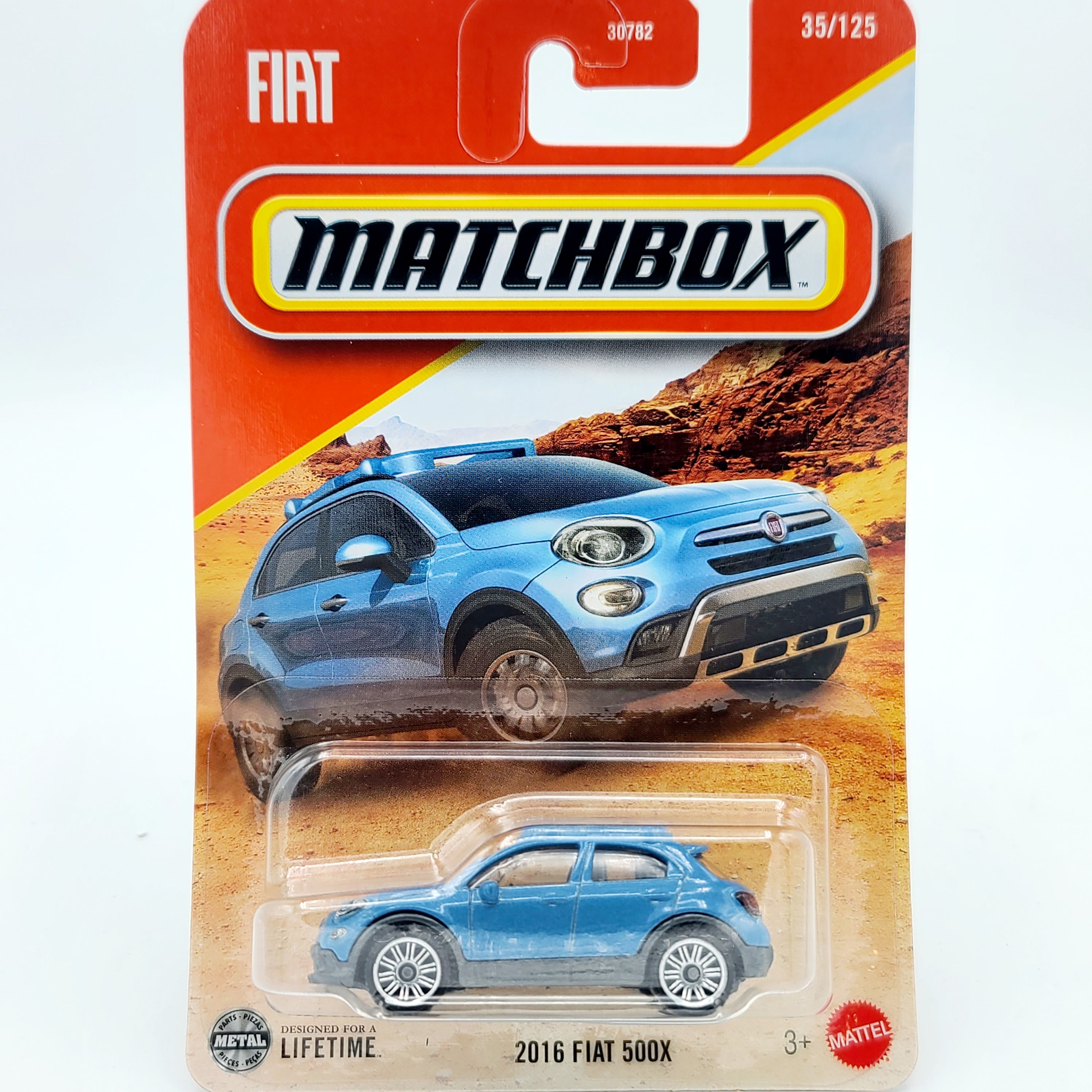 Matchbox '16 Fiat 500X (2025 Mix 11 L Basic)